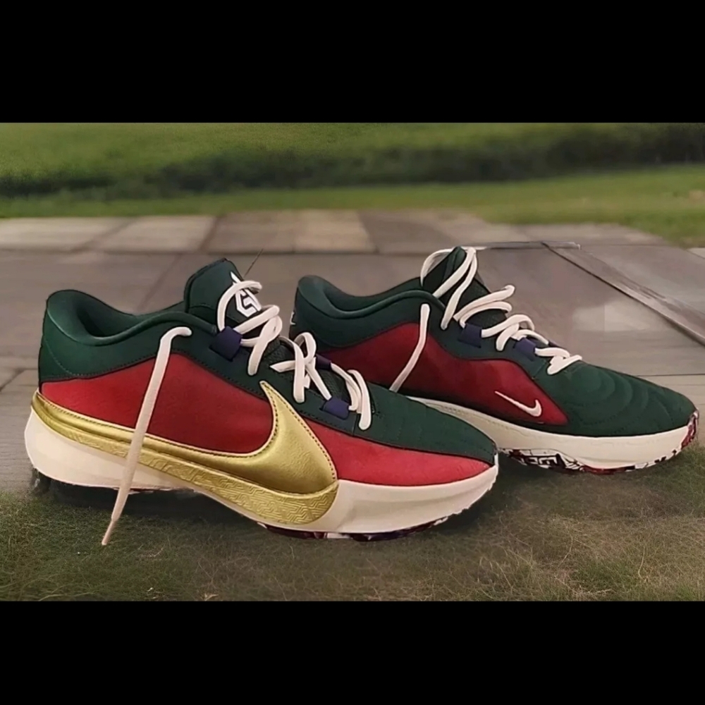 Nike Zoom Freak 5 Keep It A Buck Green/Red/Flay Opal, DZ2944-600, Men’s 11.5